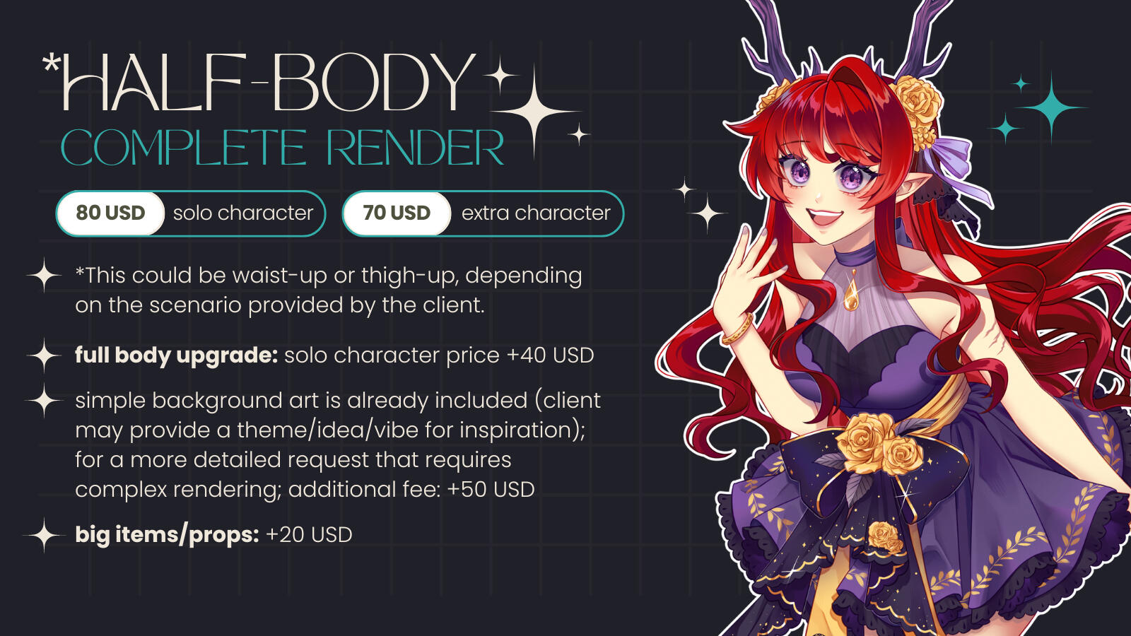 Complete Render Comm Info